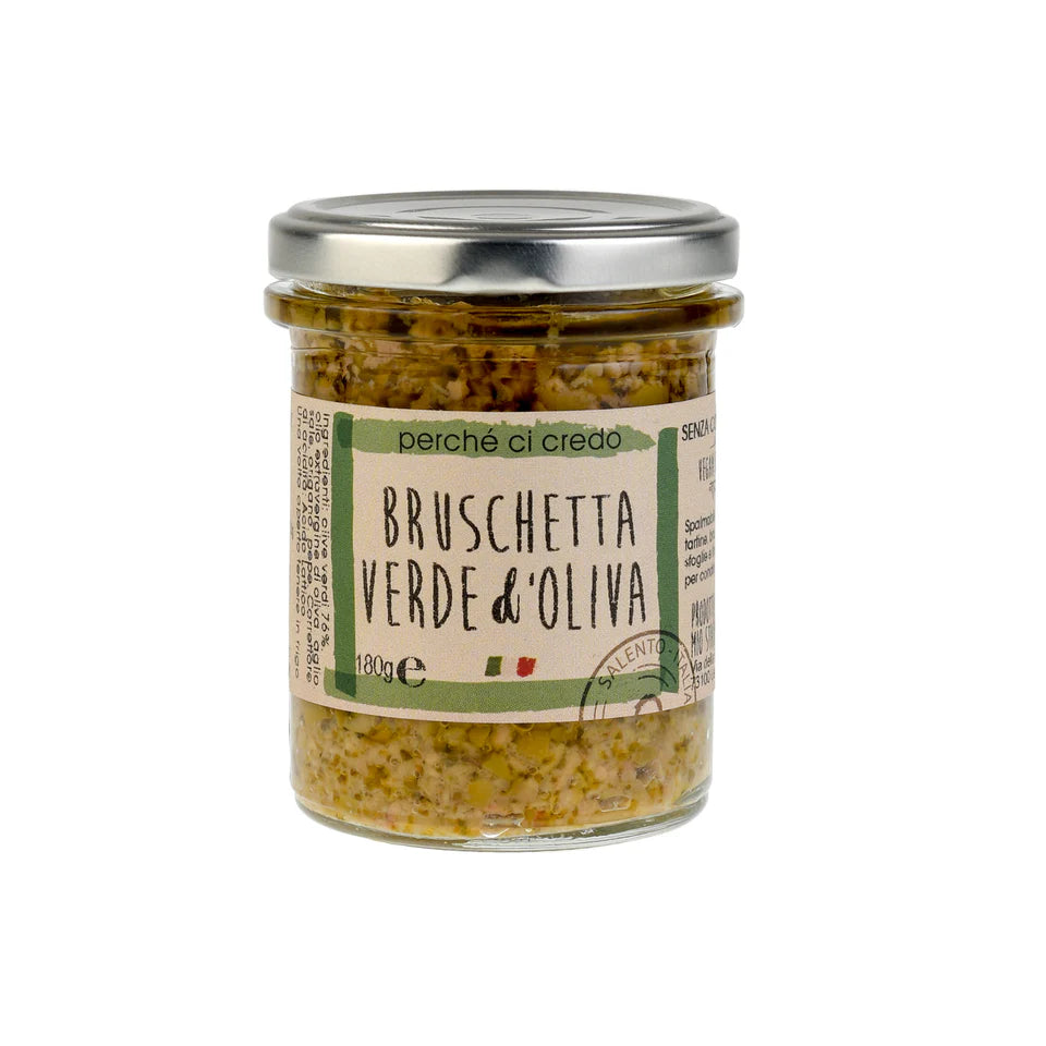 Green Olive Bruschetta