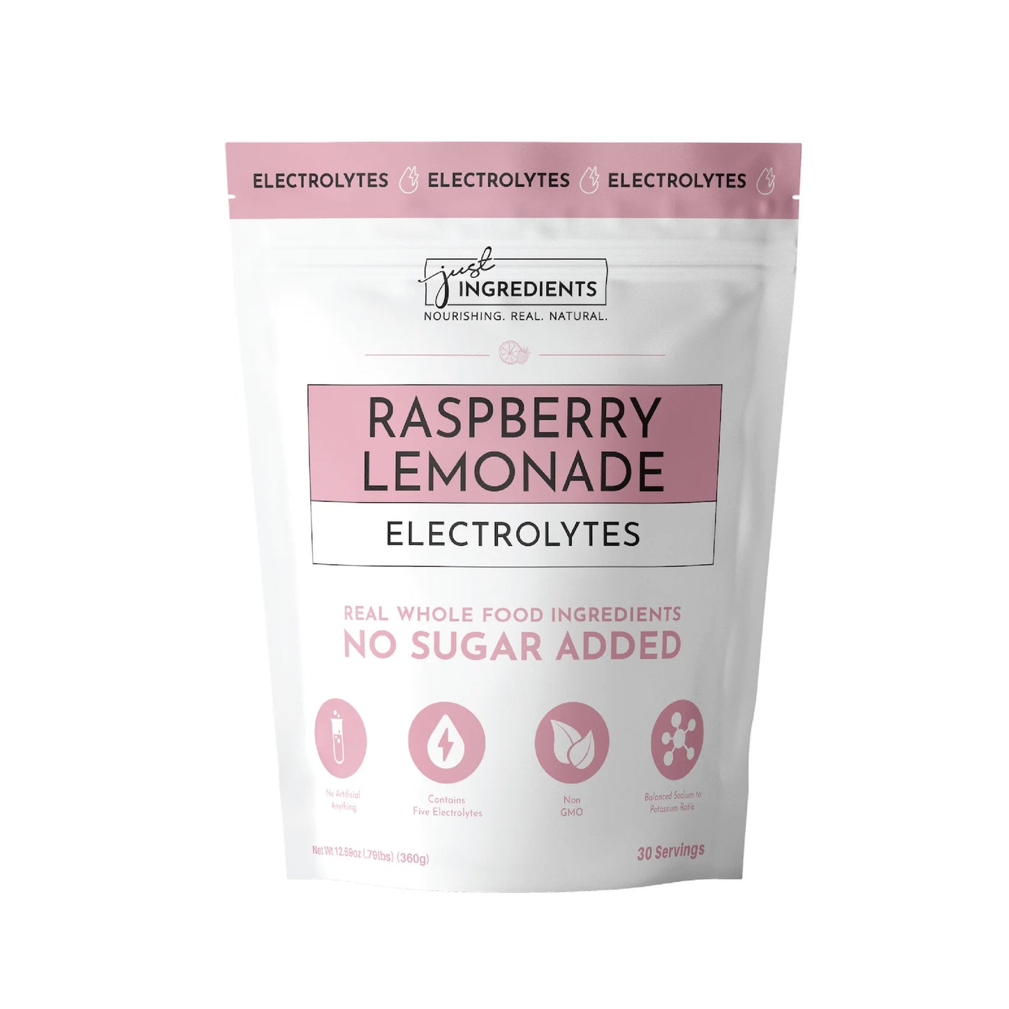 Just Ingredients Raspberry Lemonade Electrolytes