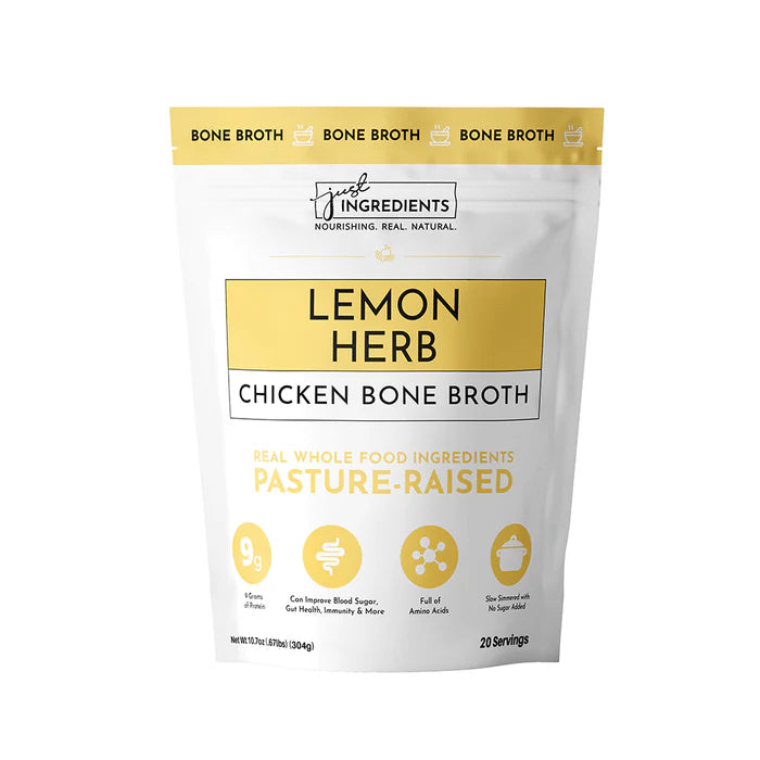 Just Ingredients Lemon Herb Bone Broth