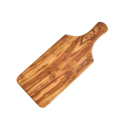 Square Olive Wood Board with Handle