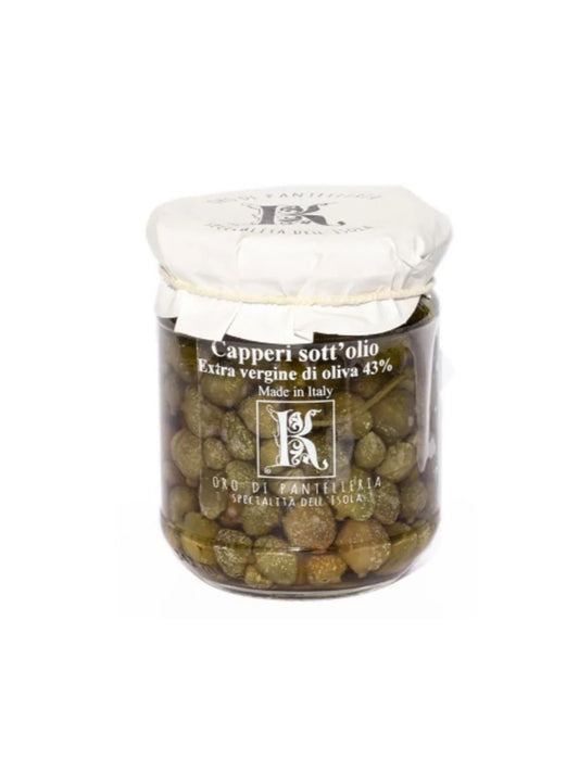 Capers in olive oil